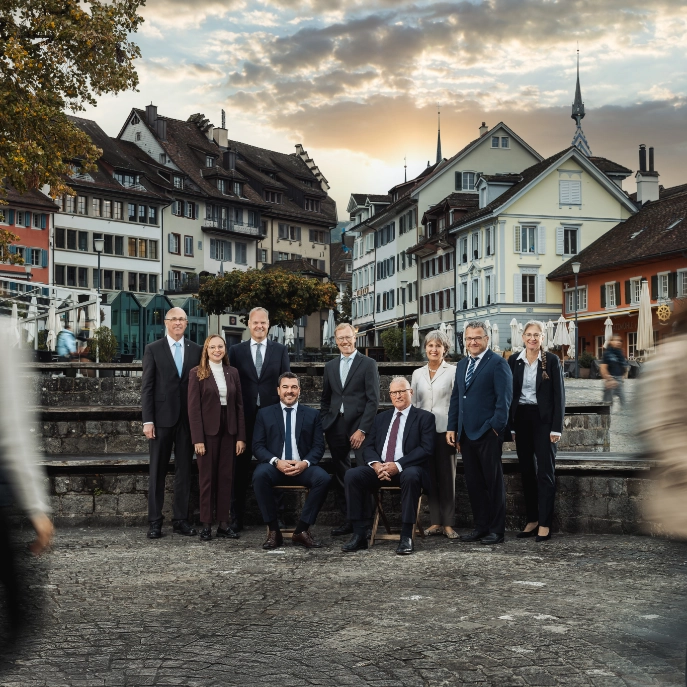 Government Council of the Canton of Zug with Head Clerk and Deputy Head Clerk, Legislative period 2023-2026