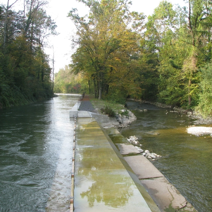 Restwasserstrecke in der Lorze