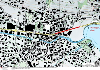 Situationsplan Seestrasse Unterägeri