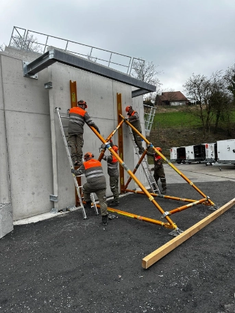 Einsatz der PARATECH-Stützen