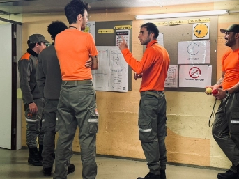 Betreuungsstelle Infowand