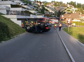 Selbstunfall unter Alkoholeinfluss endet glimpflich