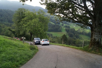 Frontalkollision auf Bergstrasse