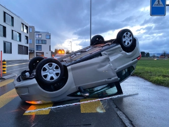 Kollision zwischen zwei Autos