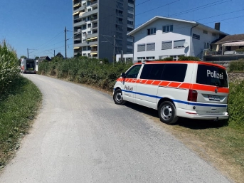 Unfallstelle Chamer Fussweg