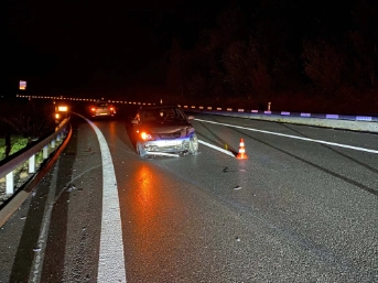 Unfallserie auf der Autobahn