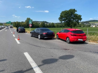 Auffahrunfall auf Strassenkreuzung