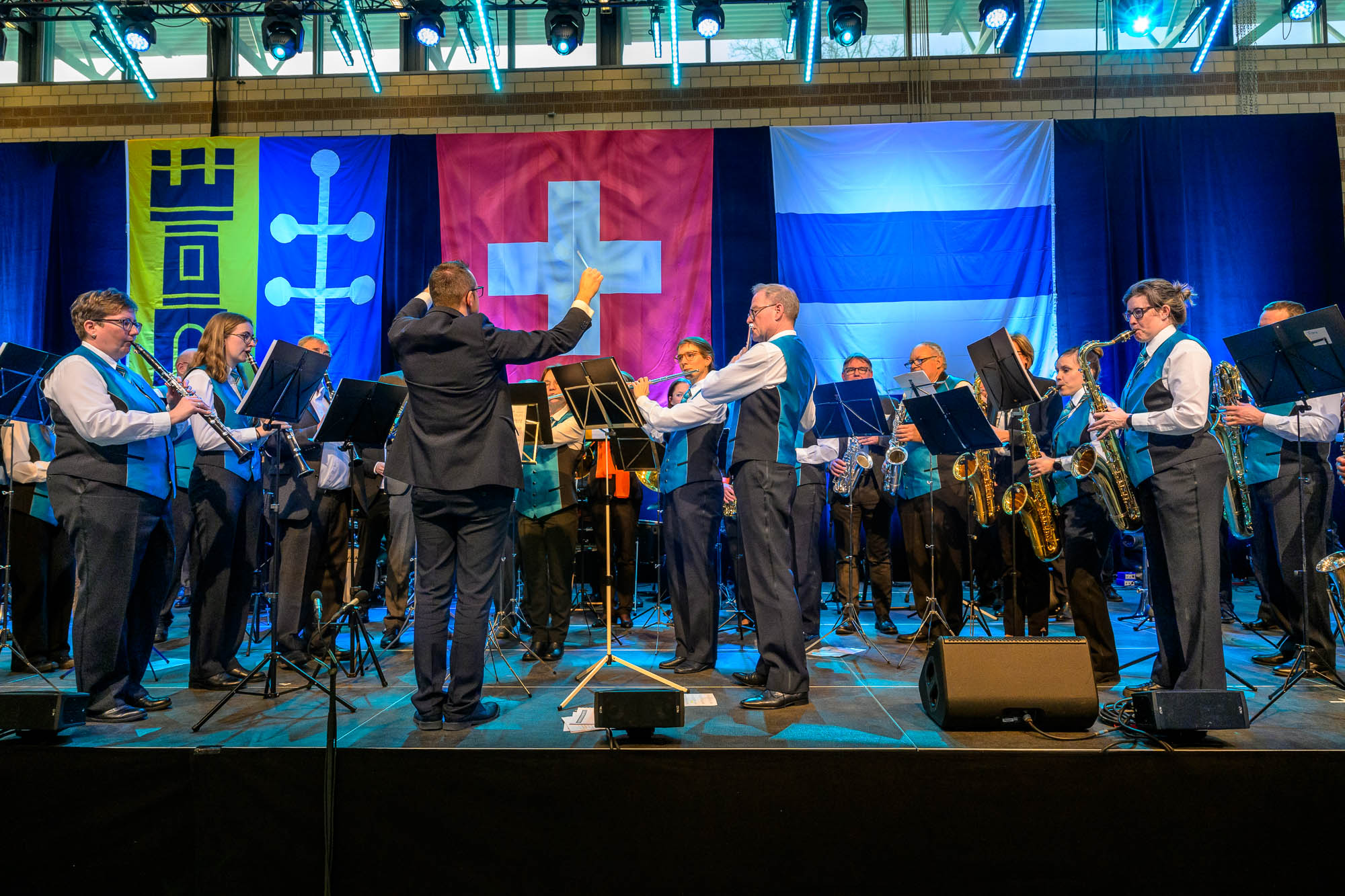 Die Feldmusik Allenwinden Eröffnet den Festakt in der Waldmannhalle